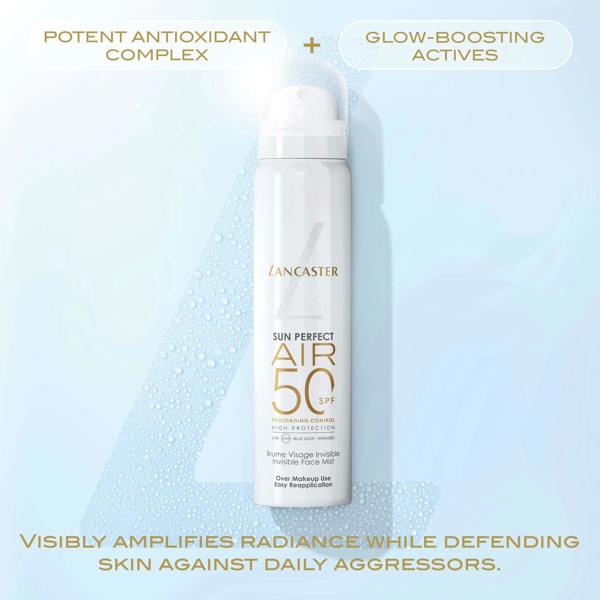Lancaster Sun Perfect AIR Invisible Face Mist SPF50 75ml - Additional 3
