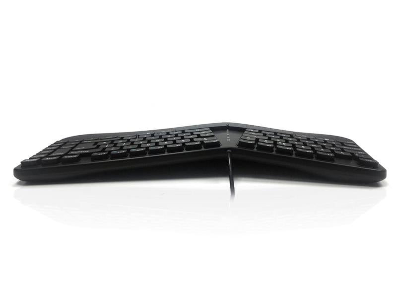 Accuratus Contour - USB Sculptured Ergonomic Split Key Multimedia Keyboard with Reverse Tilt