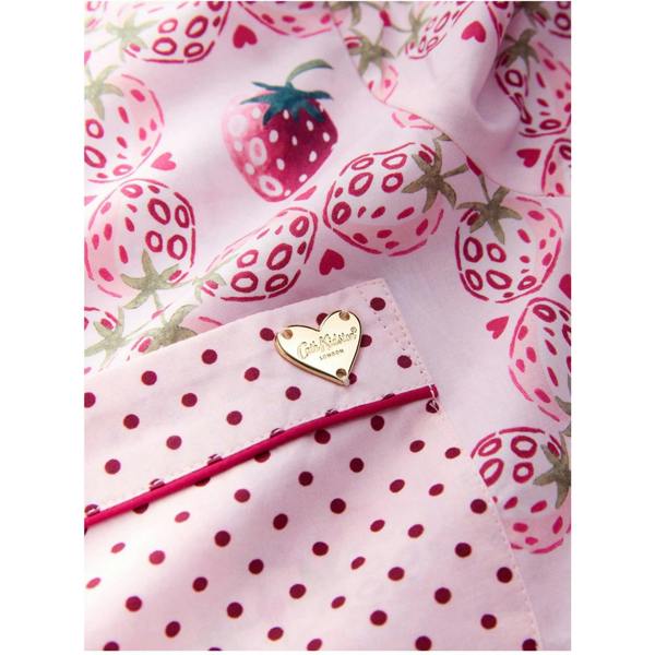 Cath Kidston Womens/Ladies Strawberry Pyjama Set - Pink/Red - 