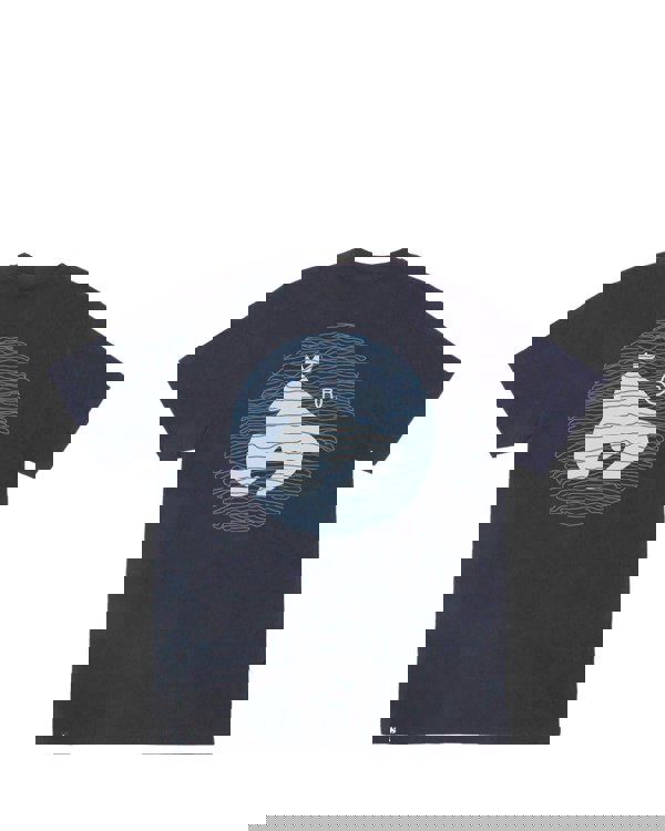 Money Wavy Ape Tee - Navy