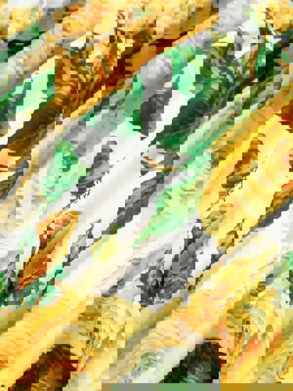 Dolce & Gabbana Kids Dolce & Gabbana Girls Rose Print Cropped Top in Multicolour