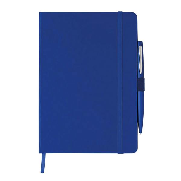 MidOcean Notaplus A5 Notebook & Pen - Blue