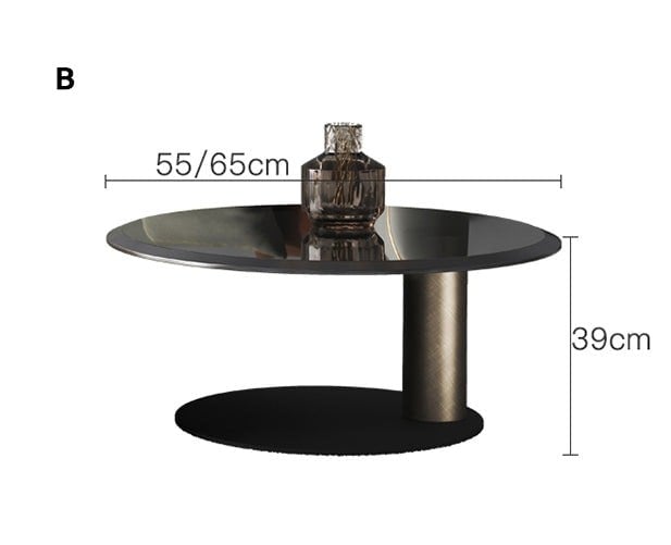 Gold Nesting Coffee Table, Gold 100cm/65cm For Display With Dents On Top-Weilai Concept-Weilai Concept