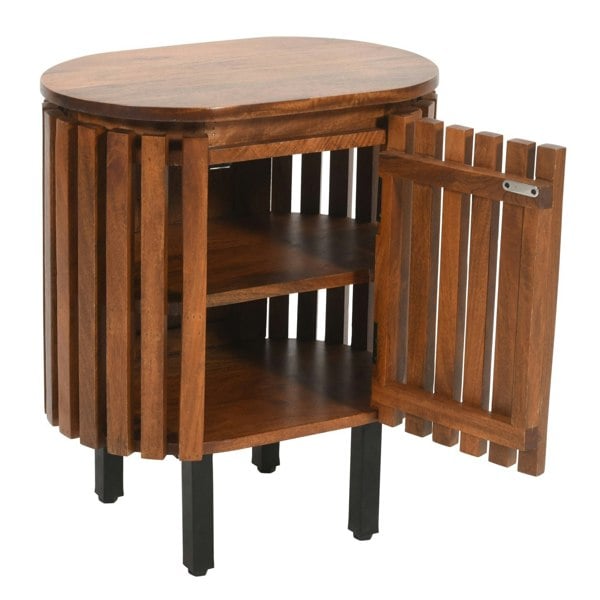 IH Design Osburn Mango Wood Bedside Table