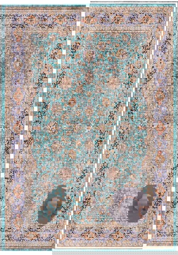 Keshan Maschad Oriental-Optic Rug – Vintage Elegance