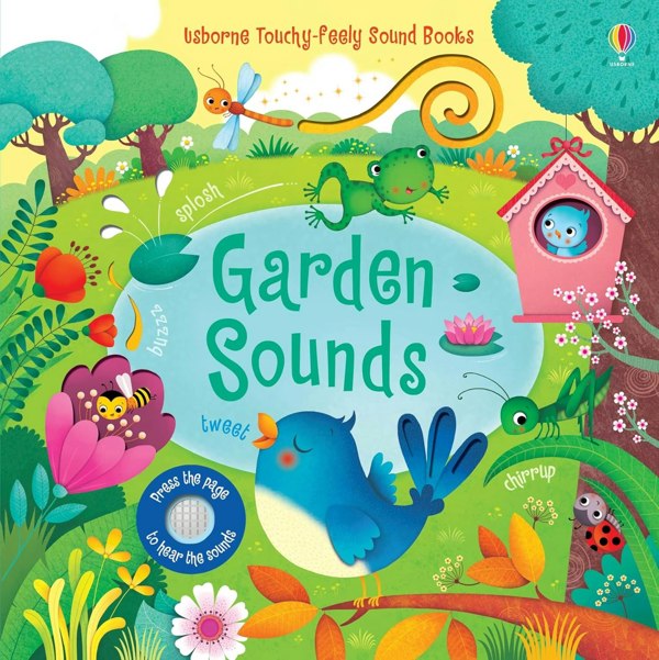 Usborne Sound Books Collection 4 Books Set by Sam Taplin (Garden Sounds, Farm Sounds, Zoo Sounds, Bird Sounds)
