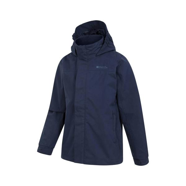 Mountain Warehouse Childrens/Kids Solar Waterproof Jacket - Navy - 