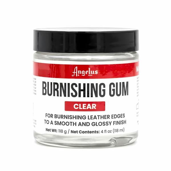 Angelus Burnishing Gum - Edge Polishing Formula for Leathercraft 4oz