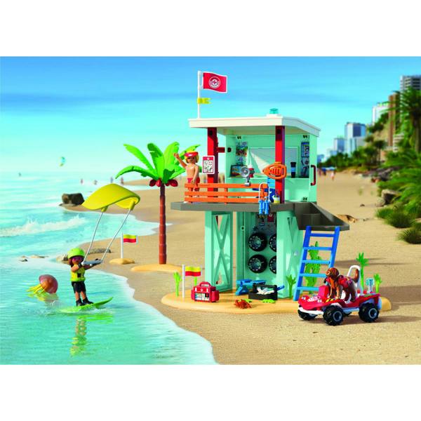 Playmobil Lifeguard Tower with Beach Buggy - 71903 Playset
