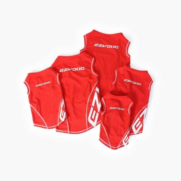 EzyDog UPF 50+ Dog Rash Vest in Red
