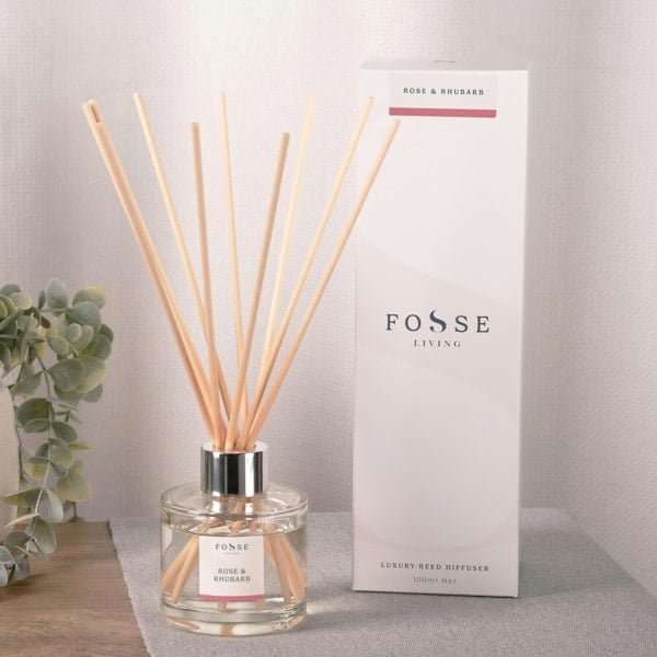 Fosse Living Rose & Rhubarb Reed Diffuser