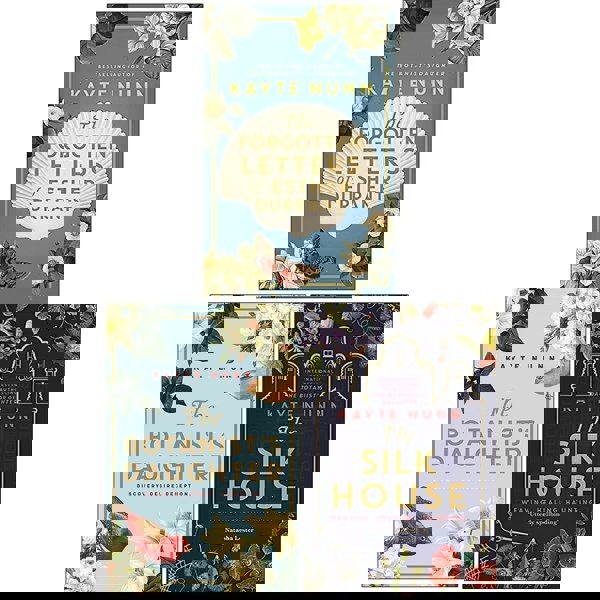 Kayte Nunn The Forgotten Letters of Esther Durrant, The Botanist's Daughter & The Silk House