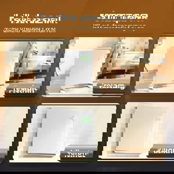 Spector Electric Panel Heater 2000W Radiator Wall Mounted Freestanding White