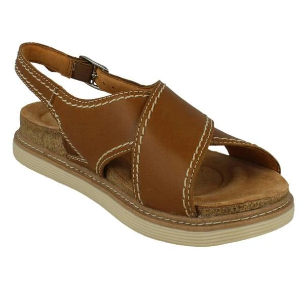 Clarks Ladies Clarks Flat Buckle Fastening Summer Sandals Arwell Sling