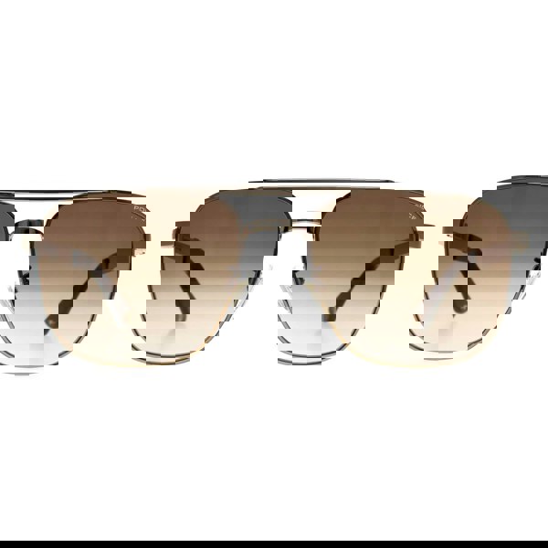 Police Sunglasses SPL890M Origins 3 08ES Grey Gold With Havana Parts Brown Gradient