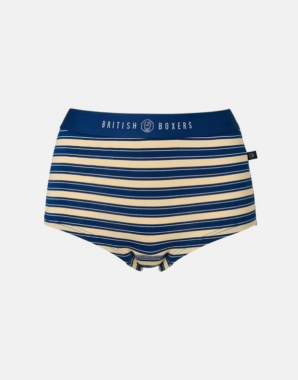 British Boxers Multipack 4 Pairs of Women's Bamboo Hipster Boxer Briefs – On The Pier