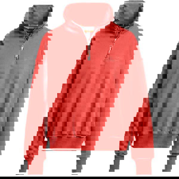 Parajumpers Zendaya Cherry Red Half Zip Sweatshirt