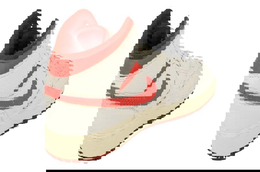 Nike Air Jordan 1 Mid SE GS Trainers Fj3464  160 - White Lobster Dune Red Sail 160 - Photo 2