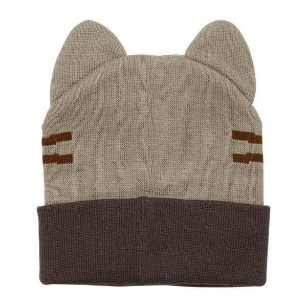 Pusheen Face Beanie - Brown