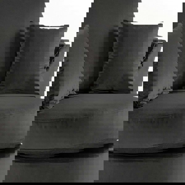 Fernando Plush Velvet Swivel Chair - 3