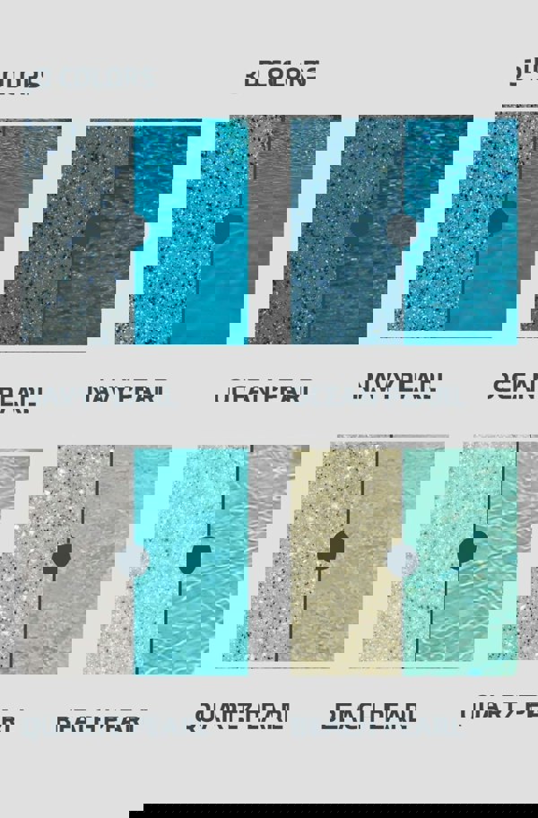 Layzee Living ofuro tub granicoat liner colours