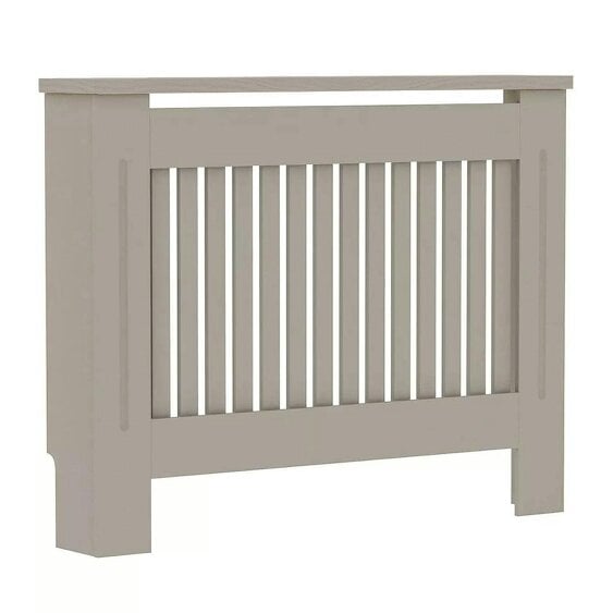 Neo Grey Decorative Wooden Radiator Cover Medium