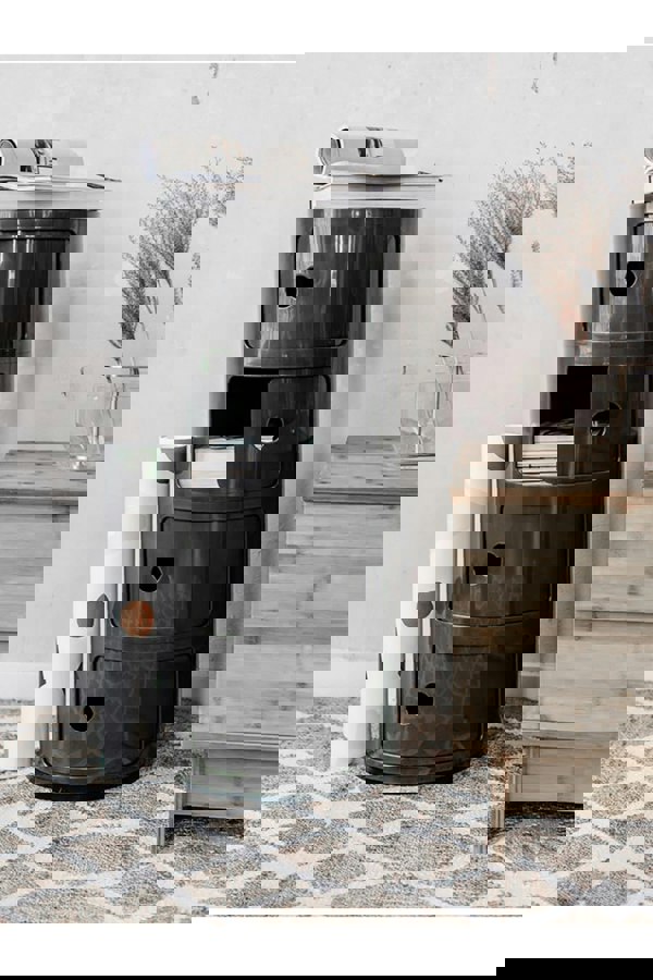 Living and Home 4-Tiered Plastic Storage Drawer Unit