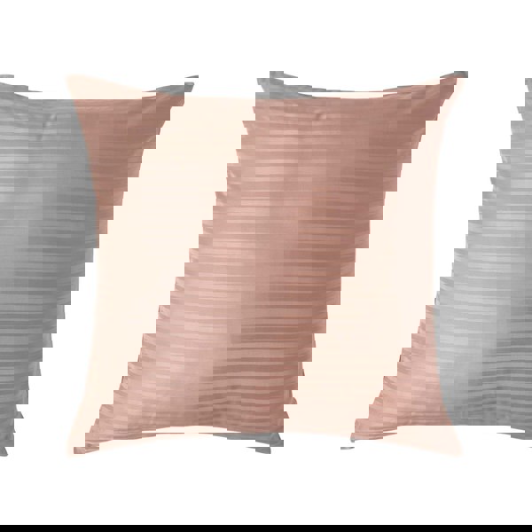 HOMESCAPES Silky 330 TC Egyptian Cotton Satin Stripe Pillowcase, European Size