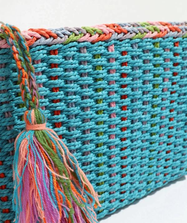 Pia Rossini Fifi - Straw Clutch Bag