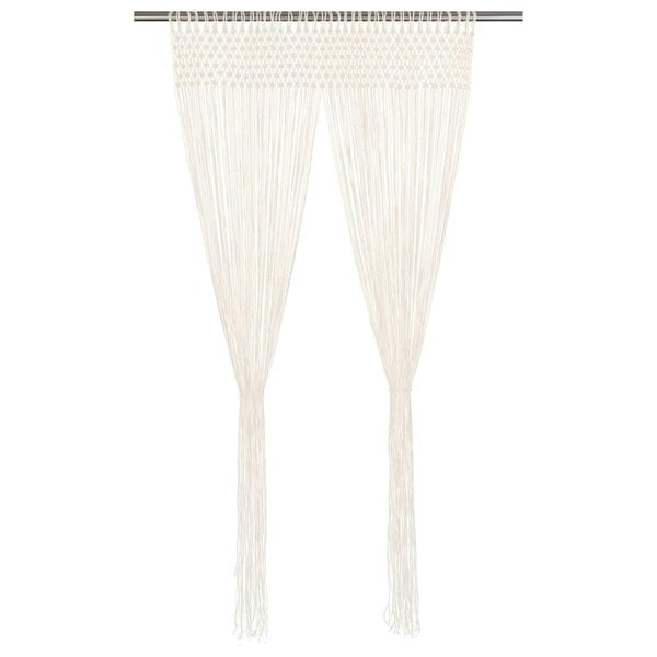 Berkfield Macrame Curtain 140x240 cm Cotton