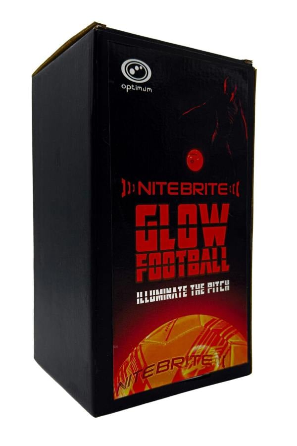 LED Light-Up Football Size 5 – Glow in the Dark - Optimum