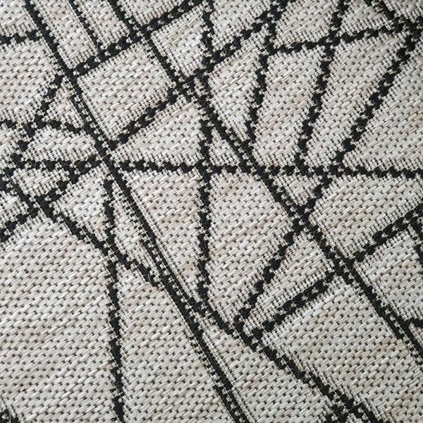 Grey Kitchen Rug Flat Weave Small Large Runner Geometric Patterned Flat Pile Mat