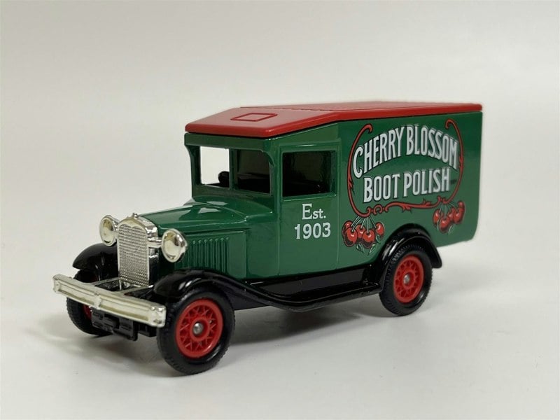 MCSlots Cherry Blossom Boot Polish Truck 1903 Days Gone Lledo CBBP01D B2