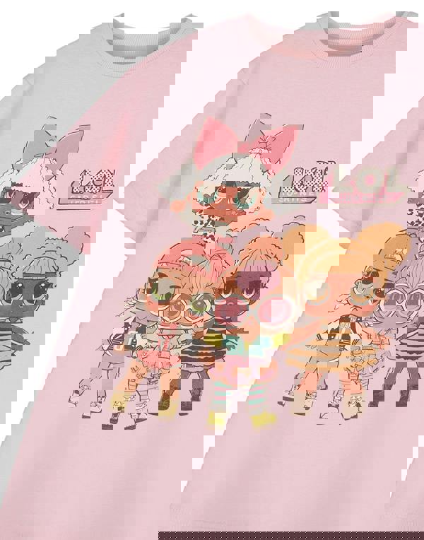 LOL Surprise! Girls Pink Group Short Sleeved T-Shirt