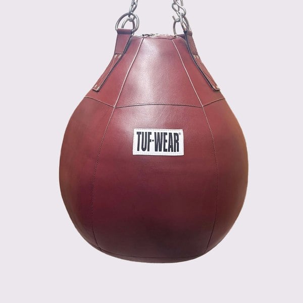 Tuf Wear Oxblood Leather Wrecking Ball (Large Maize Bag)