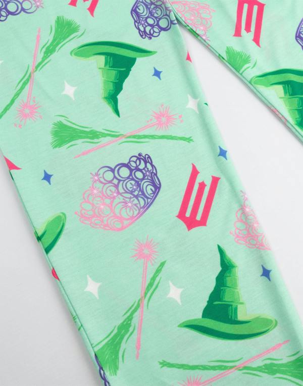 Vanilla Underground Wicked Girls Pink Character Long Sleeve Long Leg Pyjama Set
