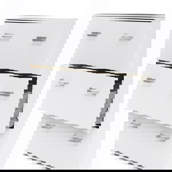 Furniture To Go Space Chest of 3 Drawers in White