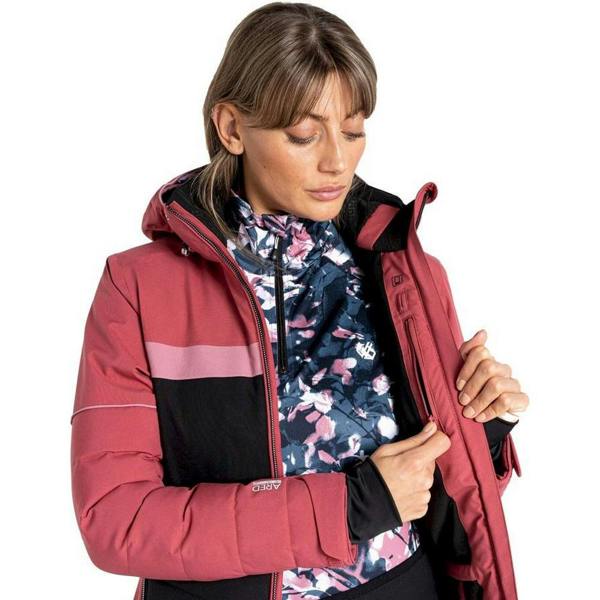Dare 2B Womens/Ladies Conveyed Ski Jacket - Earth Rose/Black