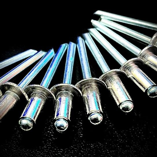 Fixaball 3.2mm Pop Blind Rivets Domed Aluminium/ Steel ISO 15983A