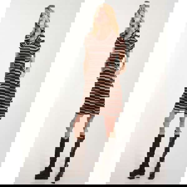 Blue Vanilla Cowl Neck Tunic Dress