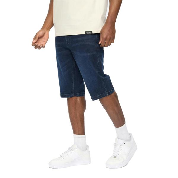 Crosshatch Mens Hammersmith Denim Shorts - Dark Wash - 