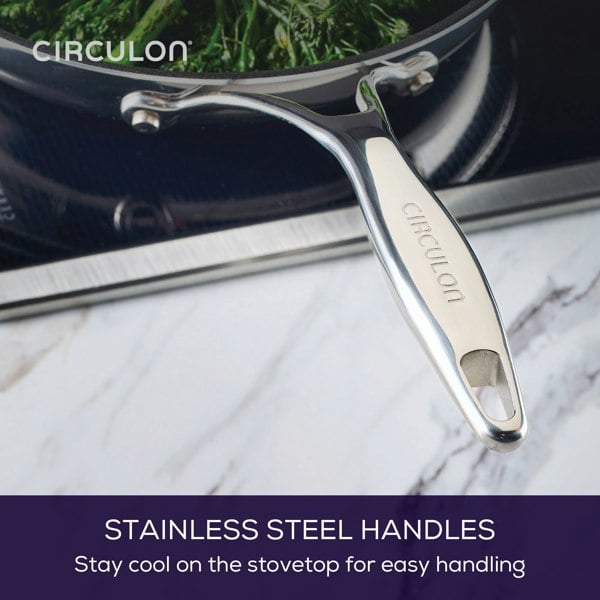 Circulon Stainless Steel Extreme Non-Stick Skillet, 25cm