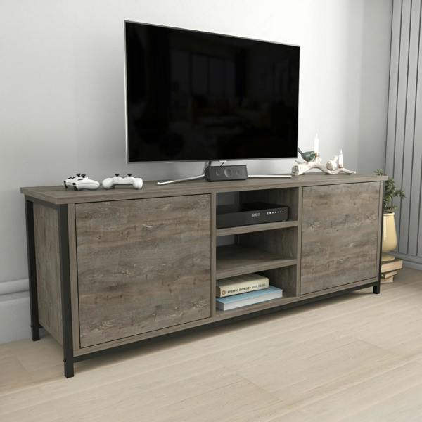 Decorotika Otis Modern Tv Stand TV Cabinet for TV's up to 63"