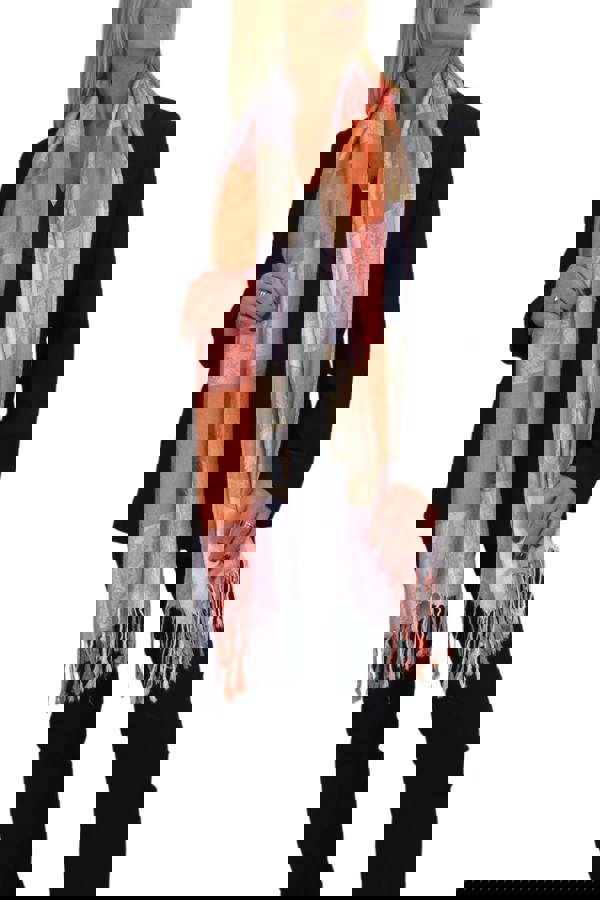 Paulo Due Paisley Design Pashmina-Style Scarf