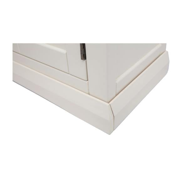 Cabinet Bits Castelli Off White 3 Drawer 3 Door Sideboard Chrome Knob