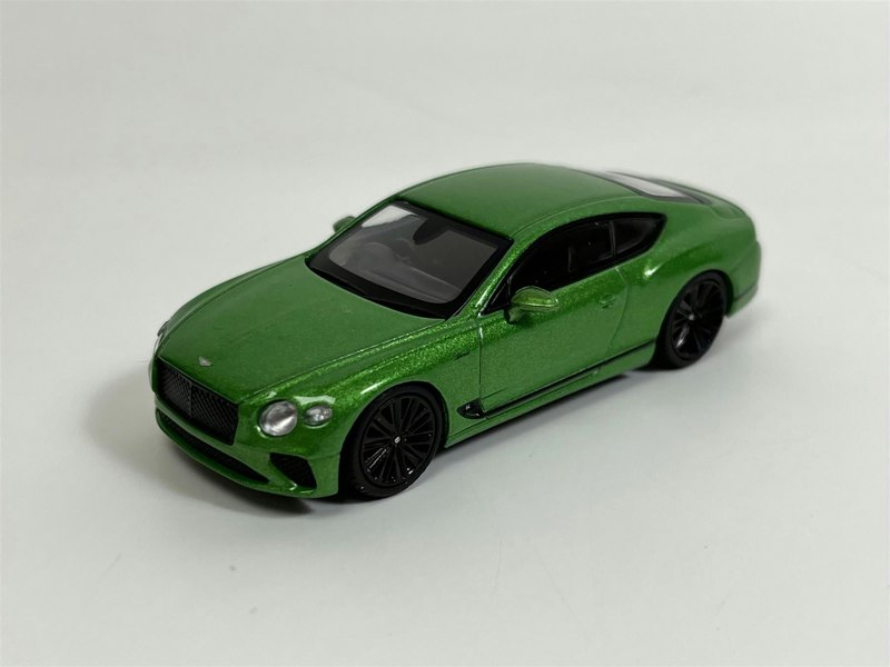 Mini GT Bentley Continental GT Speed Apple Green RHD 1:64 Scale MGT00473R