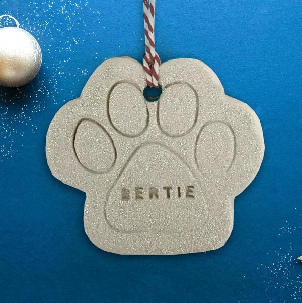 Personalised Pet Christmas Decoration - product in use