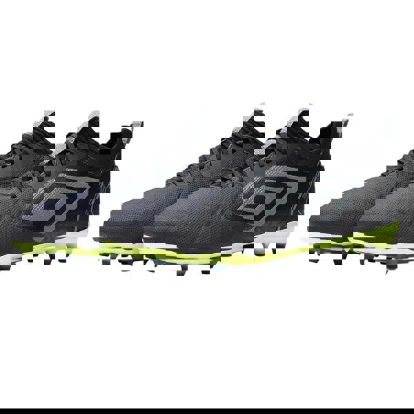 Umbro Mens Tocco 2 Pro Leather Firm Ground Boots - Black/Quiet Shade Grey/Limeade Yellow