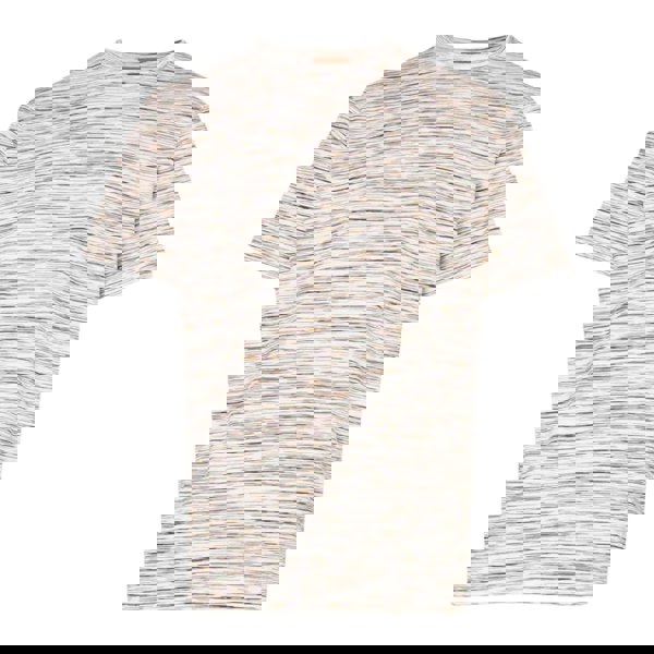 Missoni Short Sleeve T-Shirt White And Orange Space Dyed S