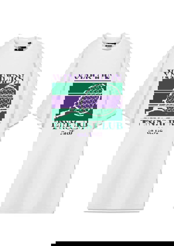 Show Me The Merch Unisex White Wimbledon Short Sleeved T-Shirt